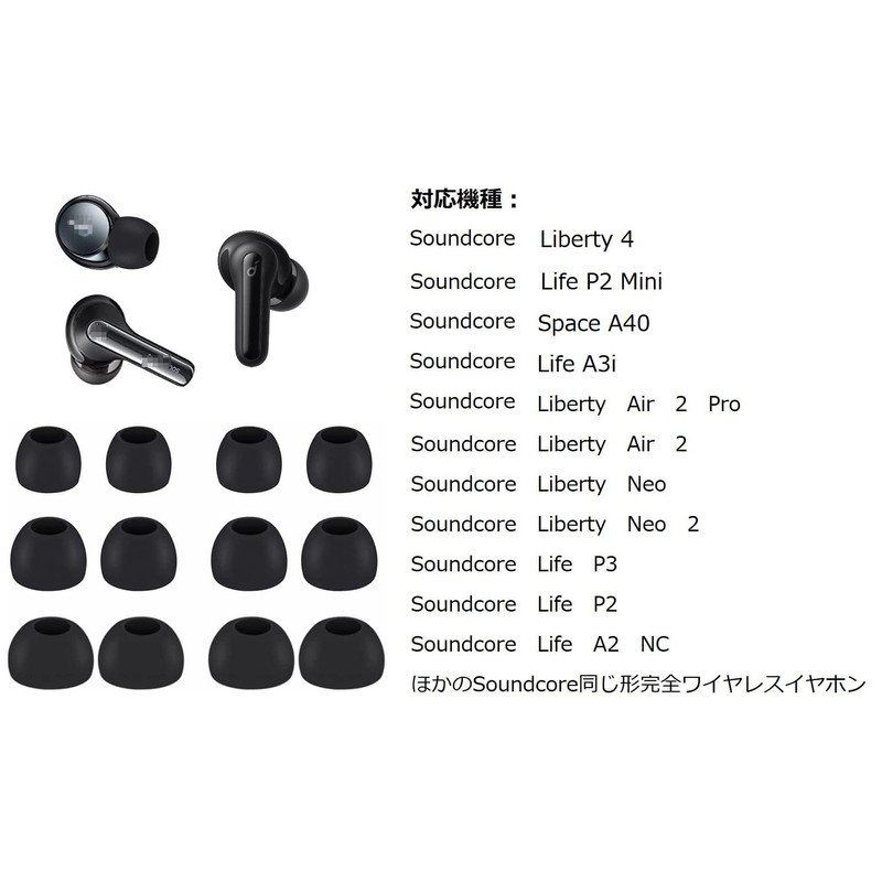 A-Pcas Earbud Earbud Specifically Designed for Soundcore Earbuds, Soundcore Liberty