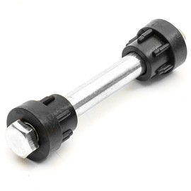 REPLACEMENT WHEELBARROW/WHEEL BARROW AXLE SET - 130MM - TO FIT 1" BORE