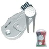 Golf 5 In 1 Divot Tool Cleaning Brush Scorer Ball