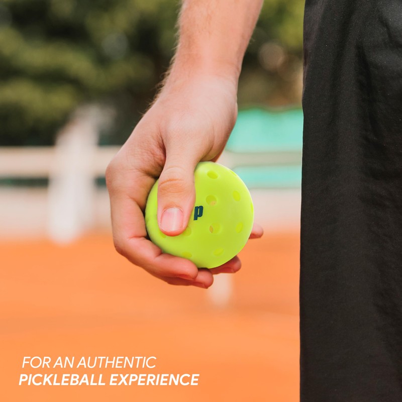 Prince - Performance Pickleballs, Optimized Bounce & Durable, 3 Pack