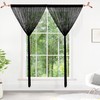 Taiyuhomes Bead String Curtain Door Fly Screen for Doorways Window