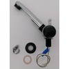 CR-MOESANCO® 12V London Chrome Tap + Stainless Steel Clamp Caravan