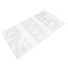 Ciieeo 1Pc White Hanging Bathroom Organizer with Mesh Pockets for