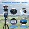 GOYERRNES Handheld Cup Anemometer with Compass, 93MPH Digital Wind Speed