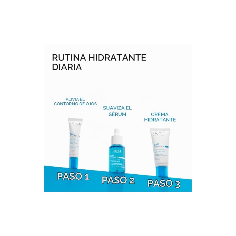 Uriage Eau Thermale Crema Facial Hidratante Ácido Hialurónico Hidratación Horas