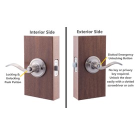 Copper Creek WL2231SS Waverlie Lever, Satin Stainless