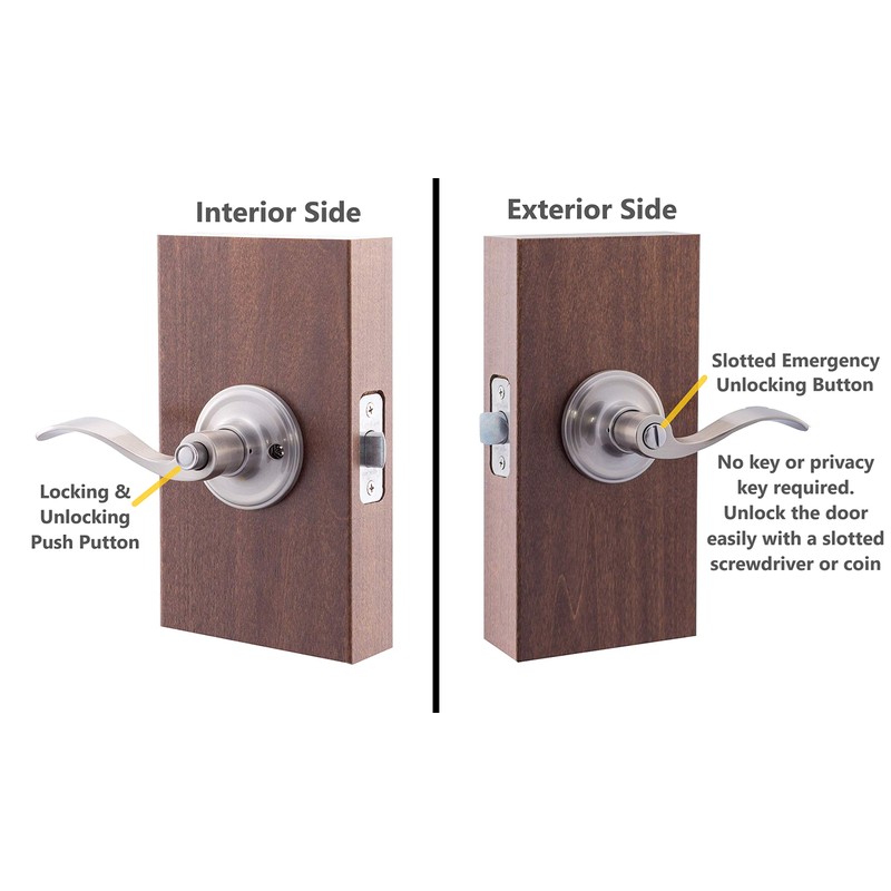 Copper Creek WL2231SS Waverlie Lever, Satin Stainless