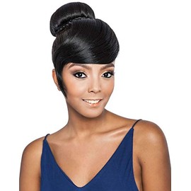 Mane Concept Yellowtail Synthetic Hair Bang Bun - YTBB03 GLAZED (4 Medium Brown)