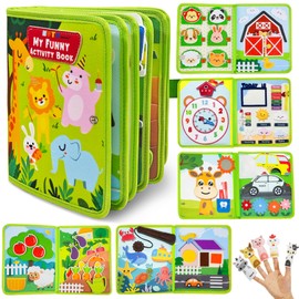 MutoToy® Busy Board Montessori Toy from 1 Year, 22-in-1 Interactive Activity Board for Toddlers, Early Learning Toy, Children's Gift Toy from 1 2 3 4 Years Girls Boys