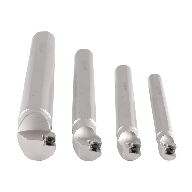 Accusize Industrial Tools Sclcr 4 Pc Indexable Boring Bar Set,