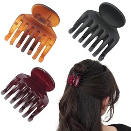 Hair Clips, Mini Hair Clips, Set of 3, Hair Clips, Small Hair Clips, Accessories, Hair Arrangement, Side Clips, Hair Ornament, Stylish, Simple, Plain, Women's, Everyday Present (3 Colors D)