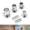 Hicello Stainless Steel Flanges for Wardrobe, Piping, Support and Bracket,
