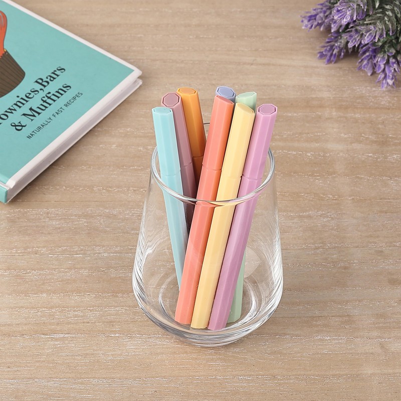Mr. Pen- Aesthetic Highlighters, 8 pcs, Chisel Tip, Jewel Tones,