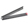 SagaSave Metal Foldable Ruler, 0-300MM Simple 90 Degree Aluminum Alloy
