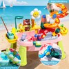2026 Upgraded Toddler Sand Water Table Toy with Electric Water