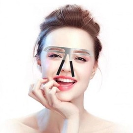 Outline drawing kit, eyebrow drawing, curved, straight / 아우트그리기 키트 눈썹그리기 곡선형 일자형