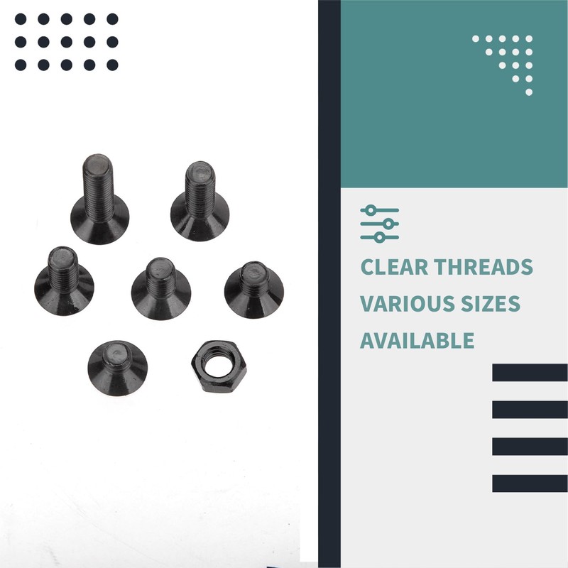 Ewwtrey 520 Pcs M4 Screws Set, Countersunk Head Hex Socket