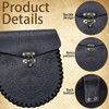 AUNGCSHE Medieval Bag Embossed Medieval Belt and Medieval Belt Bag,
