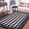 SAFAVIEH Chelsea Collection Accent Rug - 3'9" x 5'9", Black