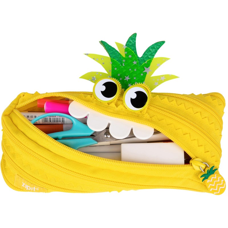 Zipit Creature Monster Makeup Case, Yellow