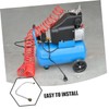 LALAFINA 2pcs Aluminum Air Compressor Replacement Tubes Long Exhaust Hose