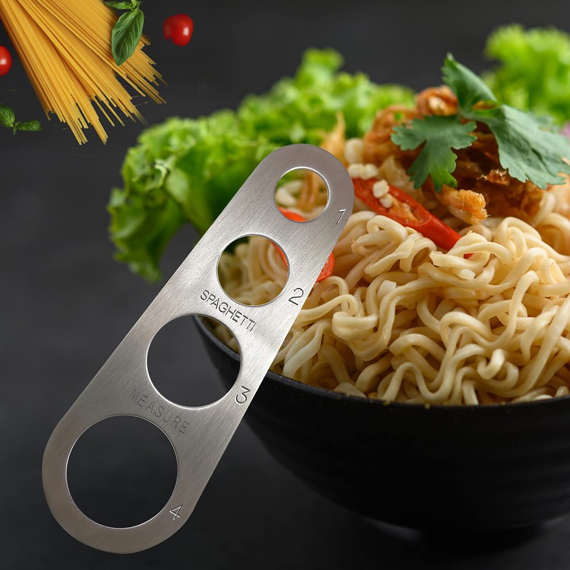 2-Pack Stainless Steel Spaghetti Measuring Tools for Perfect Portions -