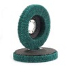NUODUN 10Pcs 180/320 Grit Nylon Fiber Flap Disc Metal Polishing