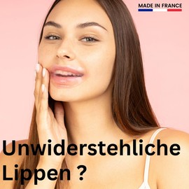 Lychee Moisturising, Plumping and Anti-Ageing Lip Mask - Hydrogel Lip Pads with 97% Natural Ingredients - Made in France - Soft and Smooth Lips