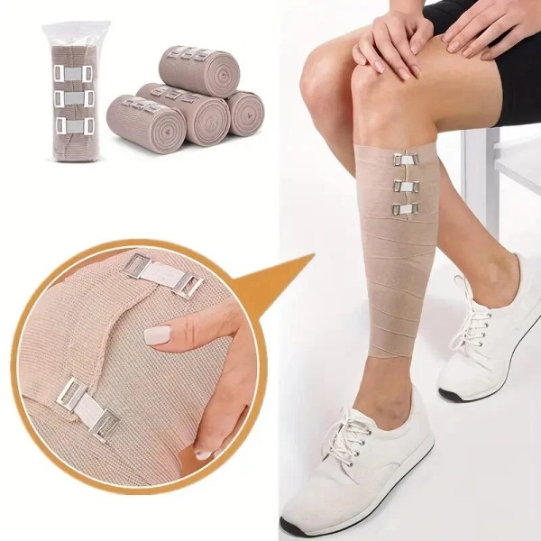 Elastic Bandage Wrap 6 Vendas Elasticas De 6 Pulgadas Compresion