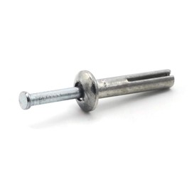 Hammer Drive Pin Anchors in Zinc Plated Steel - 1/4" x 3/4" Qty-250