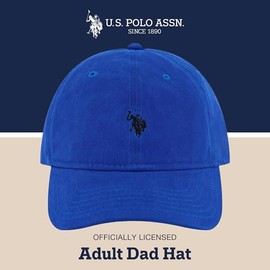 U.S. Polo Assn. U.s. Polo Assn. Gorra de béisbol Ajustable de Sarga de algodón Lavado para Hombre con Logotipo de Pony y ala Curvada Gorra de béisbol para para Hombre