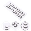 LALAFINA 20 Pairs Fake Eyelashes False Thick Eyelash 5d False