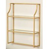 House No.9 by Home Love 2-Tier Wall Shelf - Gold