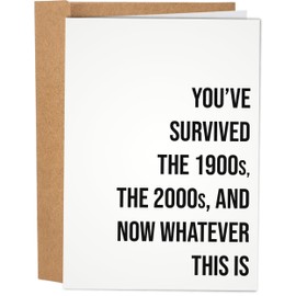 Sleazy Greetings Funny Birthday Card for Him Her - Funny Cards for Women Men - Happy Birthday Card for Husband Wife (Now Whatever This Is)