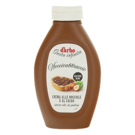 Darbo, Crema Noccioabbraccio, Crema Spalmabile alle Nocciole e al Cacao, Ideale per Pane, Gelato e Dolci, Senza Olio di Palma, Cioccolato Spalmabile, Pratico Dispenser, Confezione da 320 g