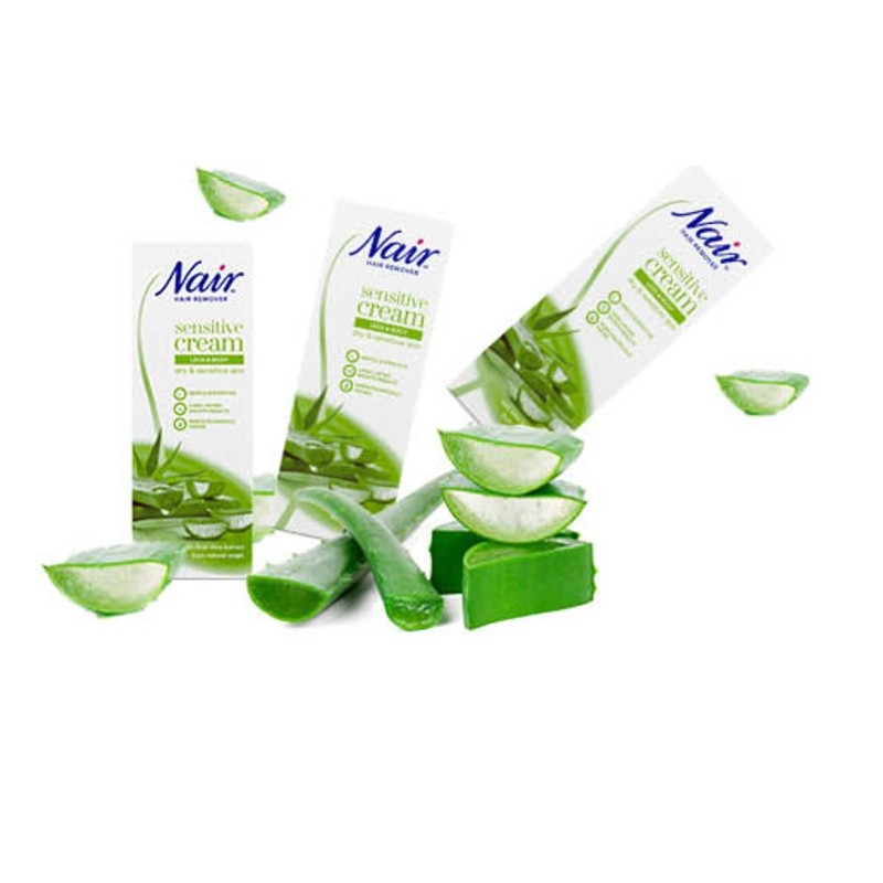 Nair Sensitive Hair Removal Cream for Arms and Legs, 200ml,
