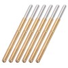 100PCS Spring Test Contact Probes Brass Stainless Steel Round Head