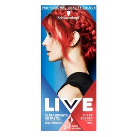 Schwarzkopf Live Color Xxl Ultra Brights 92 Pillar Box Red Semi-Permanent Red Hair Dye