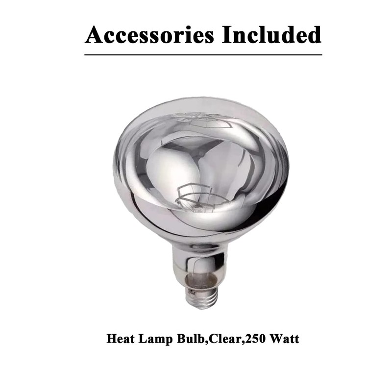 Hanging Food Heat Lamp Infrared Food Warmer Fry Heating Light