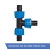 Watts ART1141 ANKA Series High Pressure Poly-Pipe Reducing Tee, 1-1/4"
