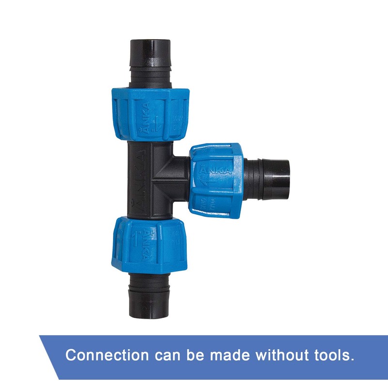 Watts ART1141 ANKA Series High Pressure Poly-Pipe Reducing Tee, 1-1/4"