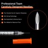 MKUCCD Syringes 30G 0.5ml/cc 5/16" (8mm) Dispensing Tools，Lab Syringes, Plastic