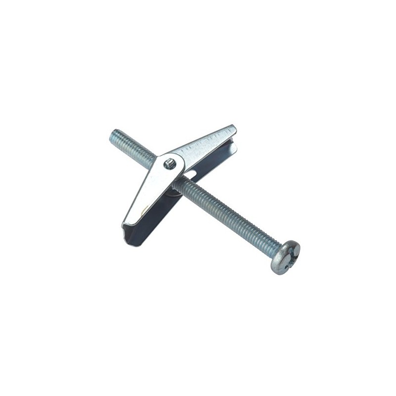 ForgeFix Plasterboard Spring Toggles | M6 x 75mm | Zinc