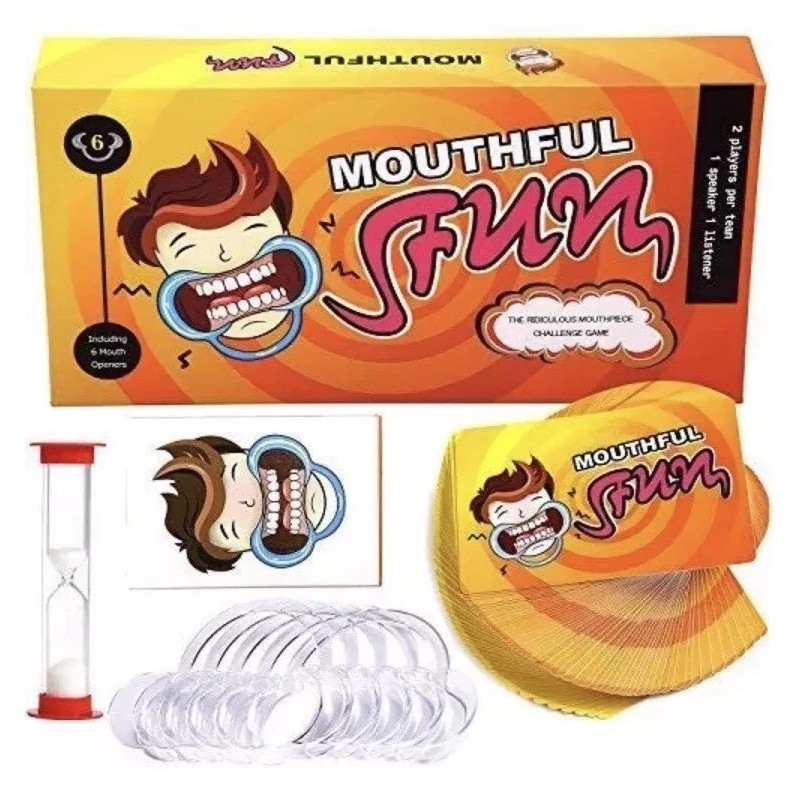 Mouthful Fun Game - The Ridiculous Mouthpiece Challenge Opener Mouth