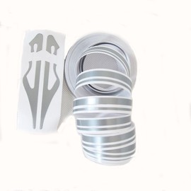 Holy Feather Automotive Pinstripe Tape - Silver, 32ft x 0.47in (Length x Width), 2 Count, Waterproof, Strong, Vinyl, Compatible with Cars, Vans, Trucks, Bikes, and More