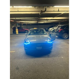 Cool Car Decals For Hyundai Sonata 2020-23 driving lights, car tail fog lights; Sonata Car Mods