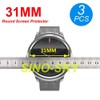 [ 3-Pcs] Universal Round Smart Watch HD Screen Protector,Anti-Scratch, Anti-Fingerprint,
