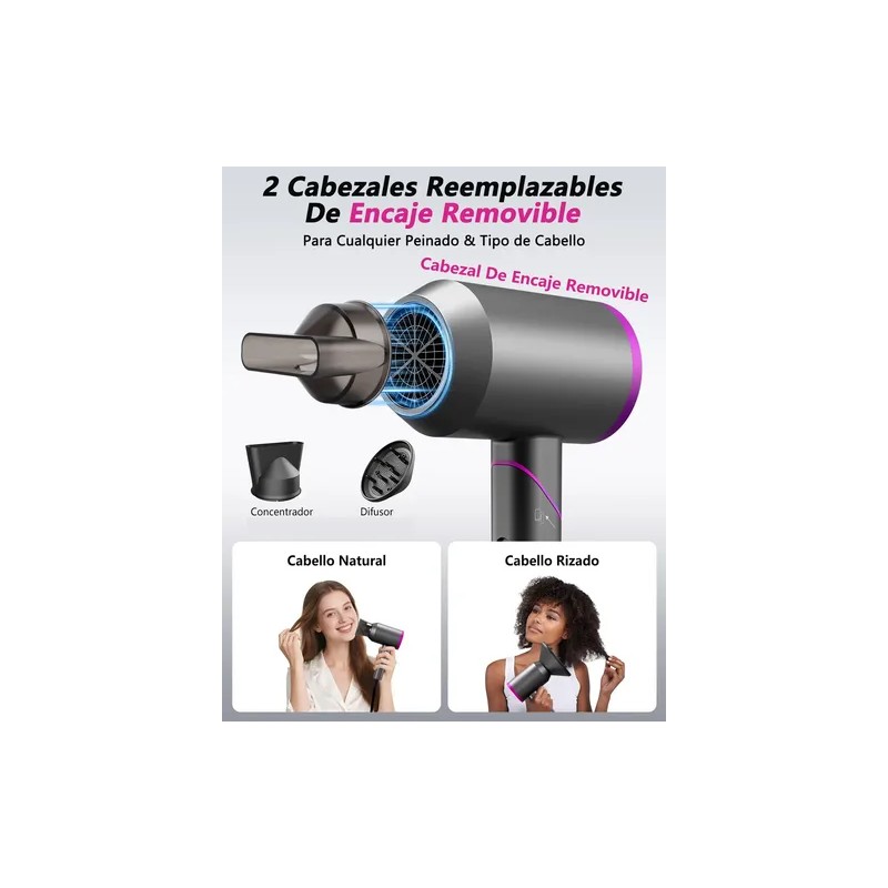 Secador Para Cabello Plegable Profesional Secadora Seguridad