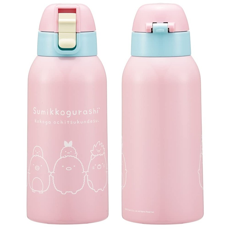 Skater KSTCH6-A Water Bottle, 20.3 fl oz (600 ml), Stainless