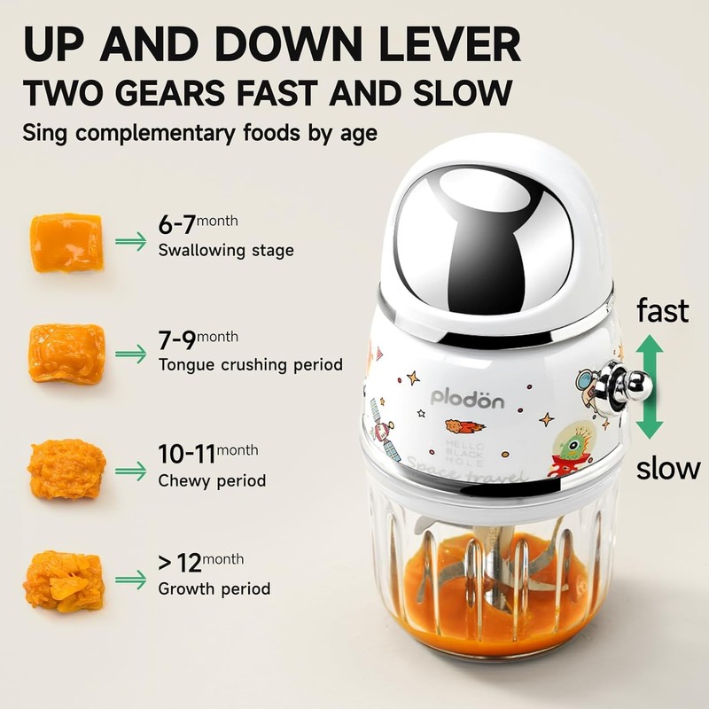 Baby Food Maker Mini Cute and Small Food Processor Puree